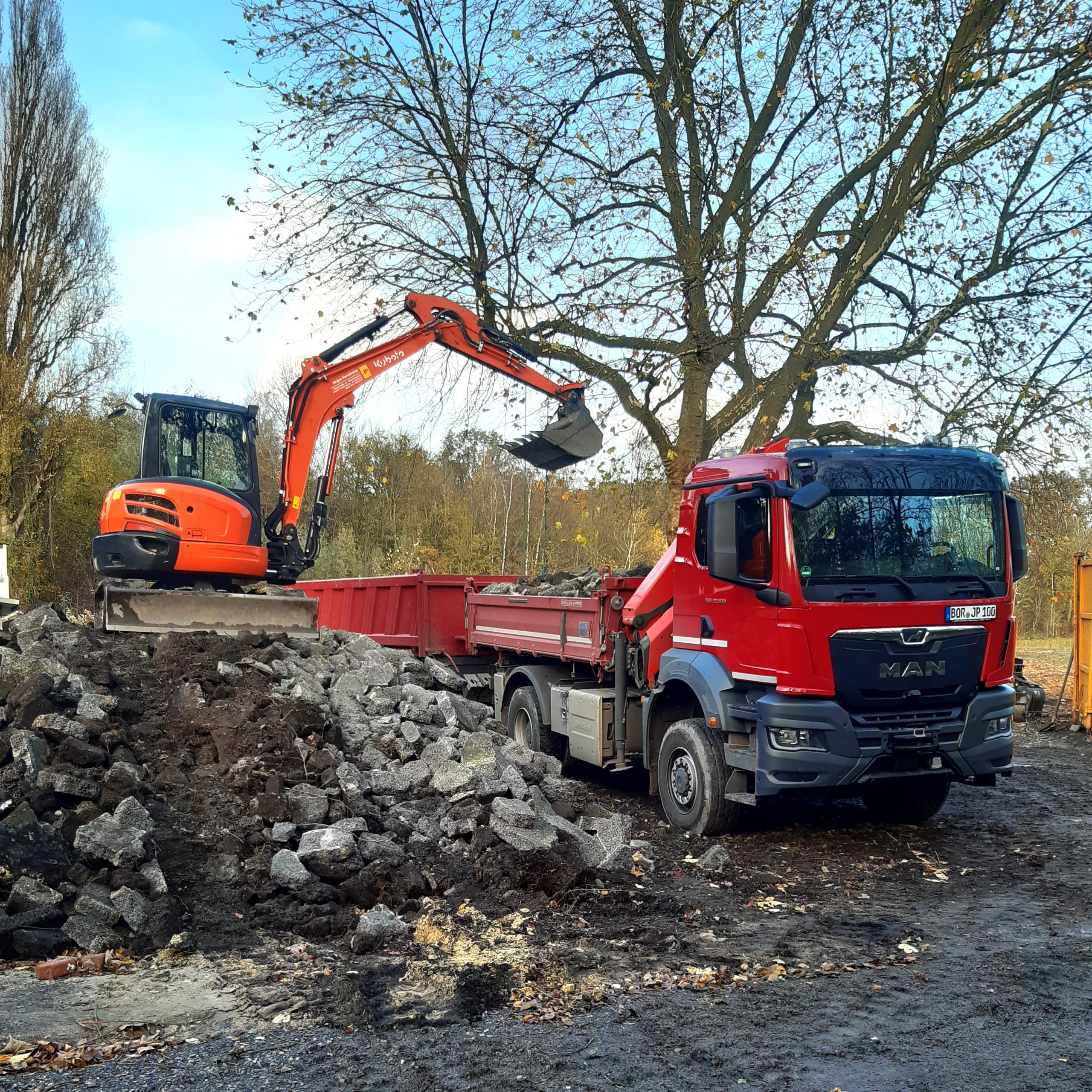 Abbrucharbeiten Abbruch Baustelle