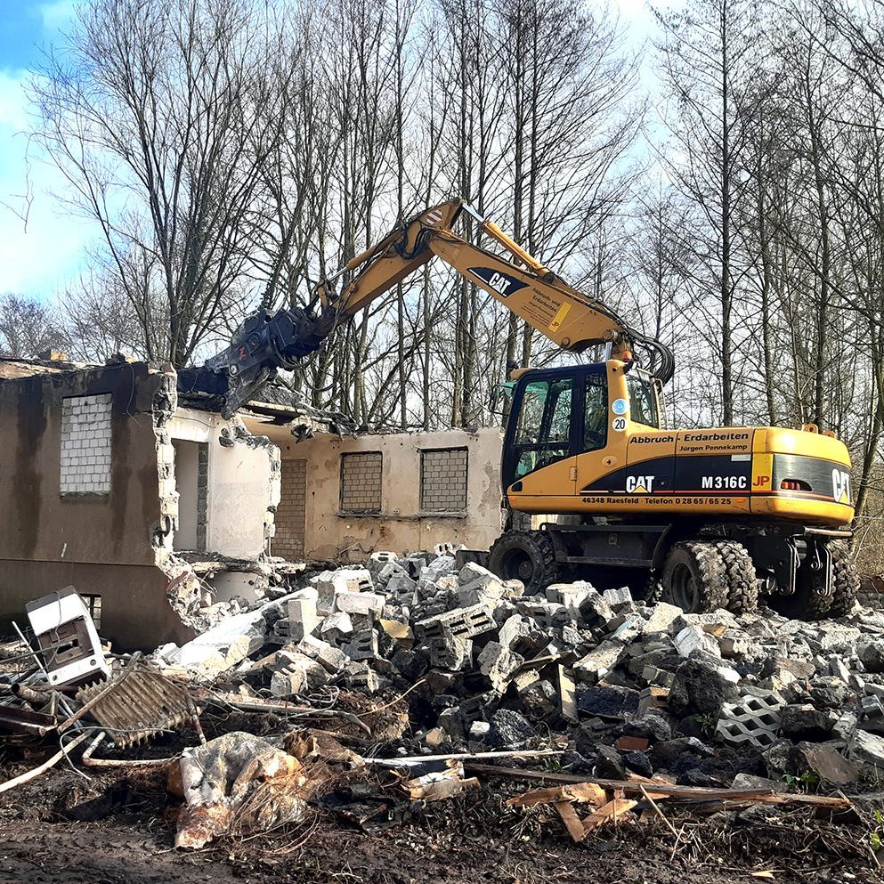 Abbrucharbeiten Abbruch Baustelle